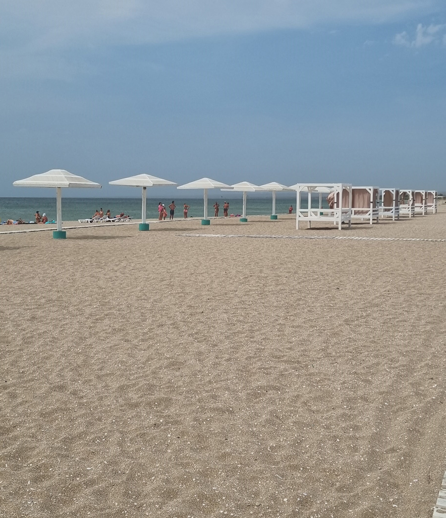 Коса Беляус в Крыму - климат